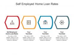 Self employed home loan rates ppt powerpoint presentation infographics background cpb