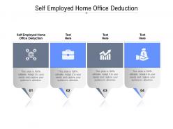 Self employed home office deduction ppt powerpoint presentation professional cpb
