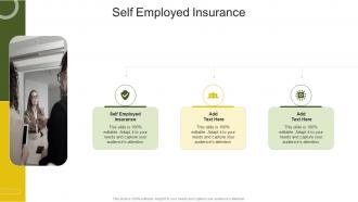 Self Employed Insurance In Powerpoint And Google Slides Cpb