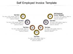 Self employed invoice template ppt powerpoint presentation slides deck cpb