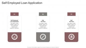 Self Employed Loan Application In Powerpoint And Google Slides Cpb