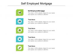Self employed mortgage ppt powerpoint presentation ideas picture cpb
