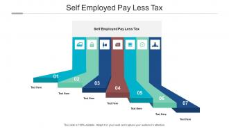 Self employed pay less tax ppt powerpoint presentation ideas background image cpb