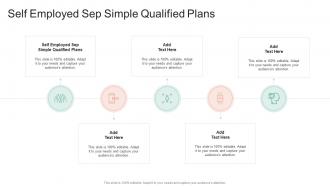 Self Employed Sep Simple Qualified Plans In Powerpoint And Google Slides Cpb