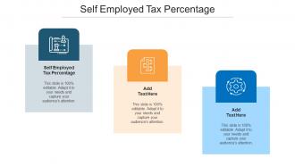 Self Employed Tax Percentage Ppt Powerpoint Presentation Icon Examples Cpb