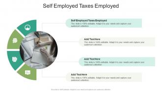 Self Employed Taxes Employed In Powerpoint And Google Slides Cpb