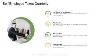 Self Employed Taxes Quarterly In Powerpoint And Google Slides Cpb