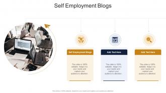 Self Employment Blogs In Powerpoint And Google Slides Cpb