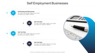 Self Employment Businesses In Powerpoint And Google Slides Cpb