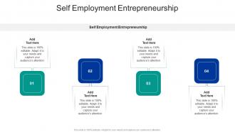 Self Employment Entrepreneurship In Powerpoint And Google Slides Cpb