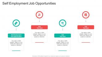 Self Employment Job Opportunities In Powerpoint And Google Slides Cpb