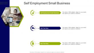 Self Employment Small Business In Powerpoint And Google Slides Cpb