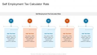 Self Employment Tax Calculator Rate In Powerpoint And Google Slides Cpb