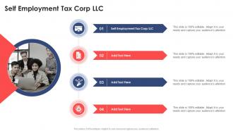 Self Employment Tax Corp LLC In Powerpoint And Google Slides Cpb