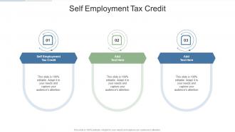 Self Employment Tax Credit In Powerpoint And Google Slides Cpb