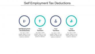 Self employment tax deductions ppt powerpoint presentation infographics layout cpb