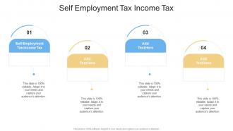 Self Employment Tax Income Tax In Powerpoint And Google Slides Cpb