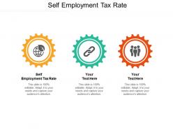Self employment tax rate ppt powerpoint presentation model background cpb