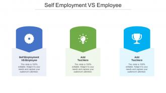 Self Employment Vs Employee Ppt Powerpoint Presentation Infographics Skills Cpb
