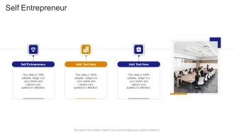 Self Entrepreneur In Powerpoint And Google Slides Cpb