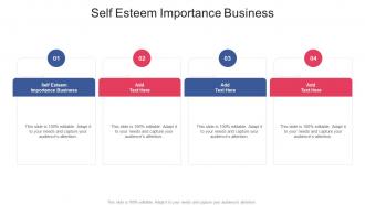 Self Esteem Importance Business In Powerpoint And Google Slides Cpb
