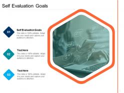 Self evaluation goals ppt powerpoint presentation infographics guide cpb