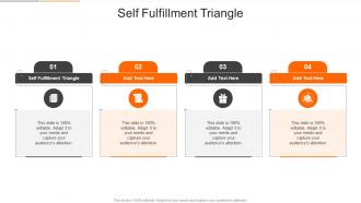 Self Fulfillment Triangle In Powerpoint And Google Slides Cpb