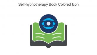 Self Hypnotherapy Book Colored Icon In Powerpoint Pptx Png And Editable Eps Format