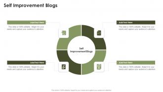 Self Improvement Blogs In Powerpoint And Google Slides Cpb