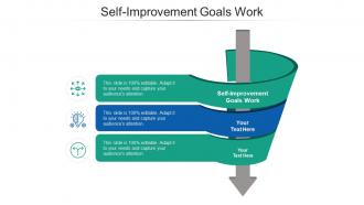 Self improvement goals work ppt powerpoint presentation professional graphics cpb