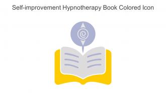 Self Improvement Hypnotherapy Book Colored Icon In Powerpoint Pptx Png And Editable Eps Format
