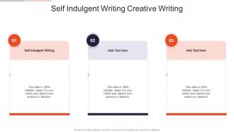 Self Indulgent Writing Creative Writing In Powerpoint And Google Slides Cpb