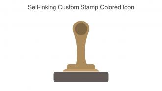 Self Inking Custom Stamp Colored Icon In Powerpoint Pptx Png And Editable Eps Format