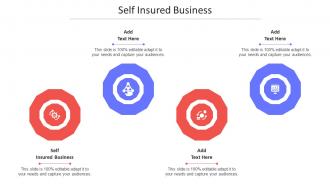 Self Insured Business Ppt Powerpoint Presentation Infographics Elements Cpb