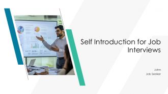 Self Introduction For Job Interviews PPT Sample AT