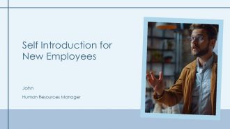 Self Introduction For New Employees PPT Structure AT