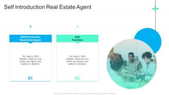 Self Introduction Real Estate Agent In Powerpoint And Google Slides Cpb