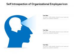 Self introspection of organizational employee icon