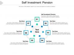 Self investment pension ppt powerpoint presentation portfolio infographic template cpb