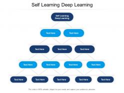 Self learning deep learning ppt powerpoint presentation infographic template microsoft cpb