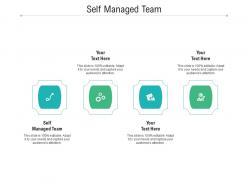 Self managed team ppt powerpoint presentation file graphics design cpb