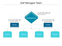 Self managed team ppt powerpoint presentation model slide cpb