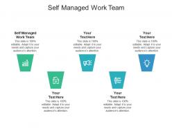 Self managed work team ppt powerpoint presentation visuals cpb
