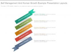 Self management and human growth example presentation layouts