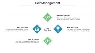 Self Management Ppt Powerpoint Presentation Infographic Template Diagrams Cpb