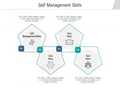 Self management skills ppt powerpoint presentation gallery designs download cpb