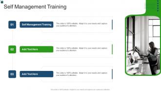 Self Management Training In Powerpoint And Google Slides Cpb