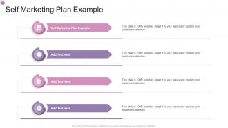 Self Marketing Plan Example In Powerpoint And Google Slides Cpb