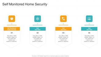 Self Monitored Home Security In Powerpoint And Google Slides Cpb