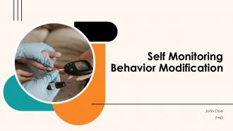 Self Monitoring Behavior Modification PPT Demonstration ACP